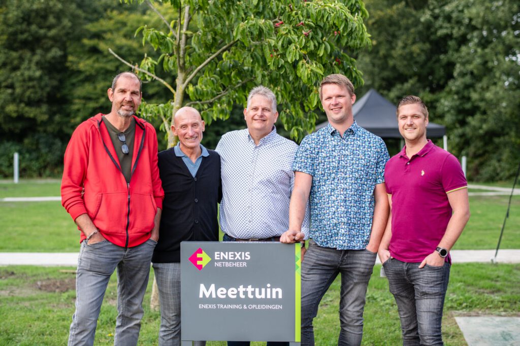 Van links naar rechts: Erik, Nico, Gerald, Jeroen en Wesley
